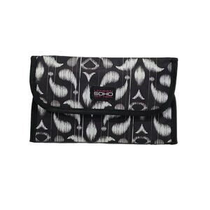 London SOHO New York Makeup Bag Black/White